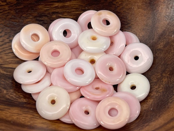 Conch pearl donut beads, Sku#M434