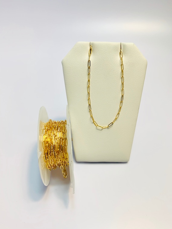 9mm Elongate Cable 14k Gold Filled. Made in USA. S 1606F