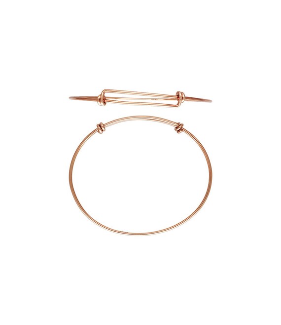 8.0-9.5" 1.65mm Adjustable Bangle, 14k gold filled. Made in USA #4821658L