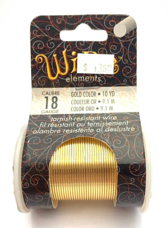 Gold and Silver Color Tarnish - Resistant Wire 18 Gauge