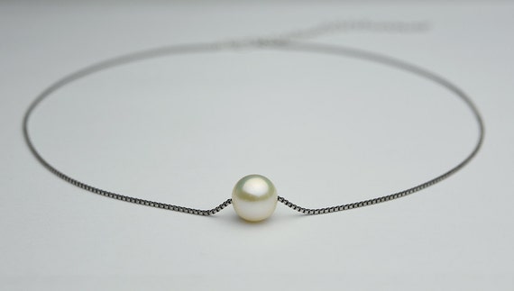 Freshwater Pearl Silver Necklace with extension