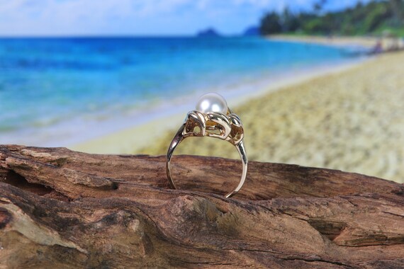 14K Gold Pearl Ring Setting (JPR-574)