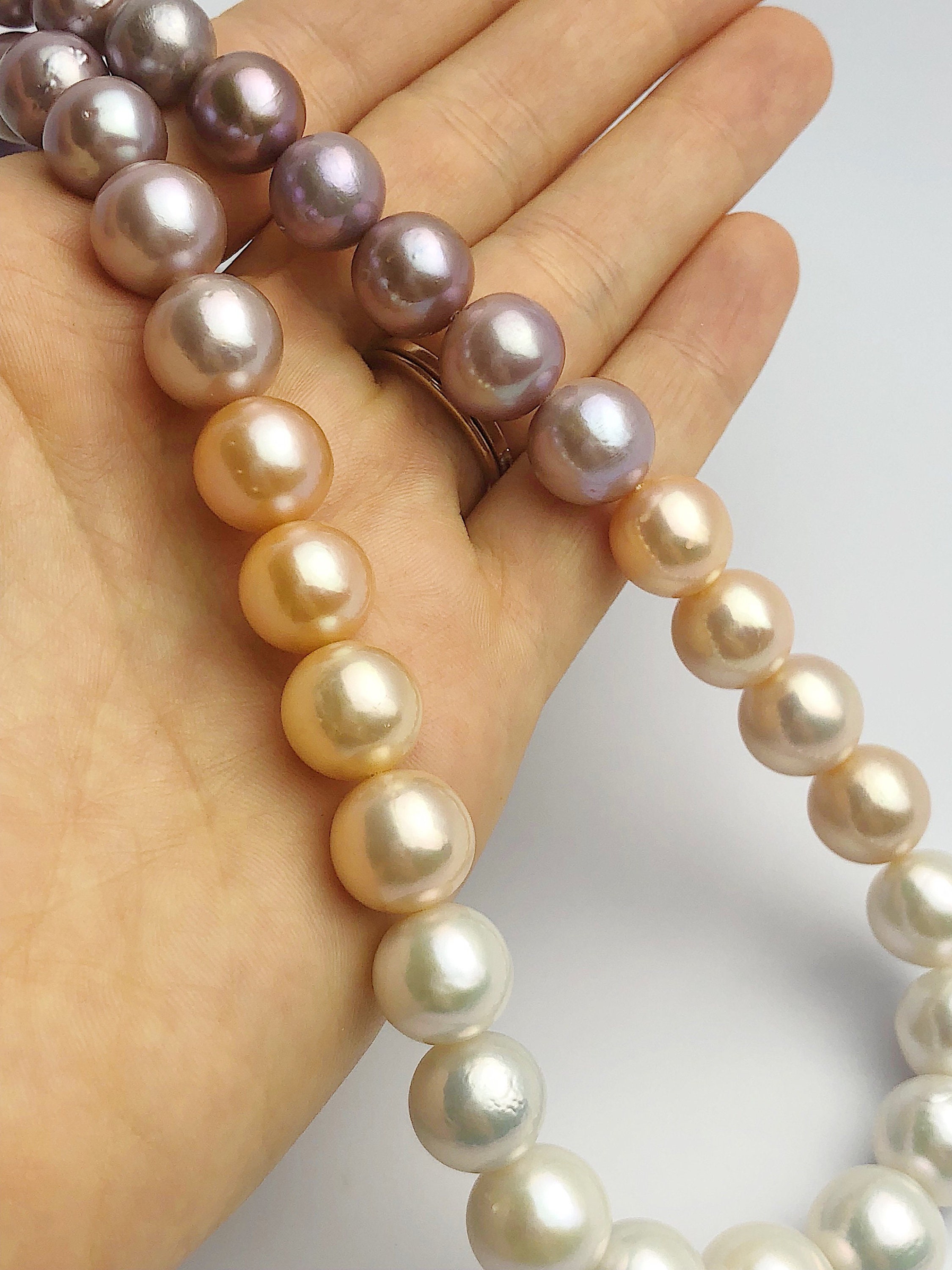 Edison Pearl Single Strand, Natural Color, 1013mm