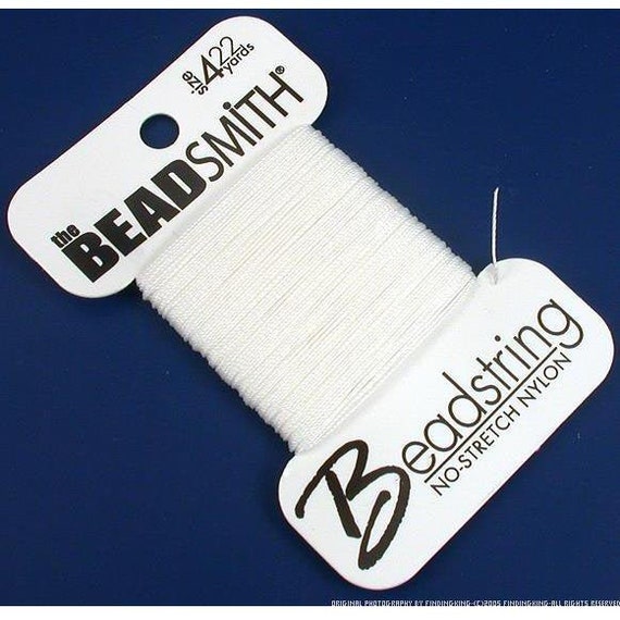Nylon Bead Cord White Card