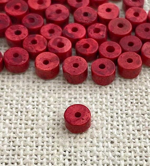 Red Turquoise Bead Sku#M2448