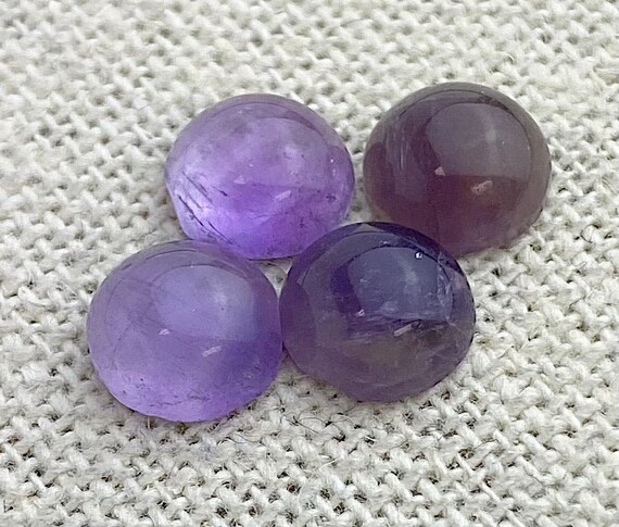 Amethyst Circle Cabochon