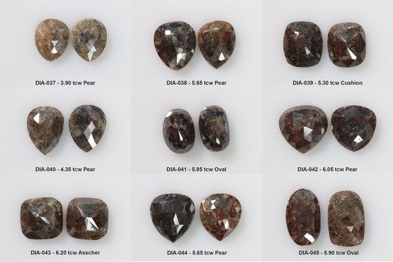 Natural Diamonds, Choose  (DIA-037 to 045)
