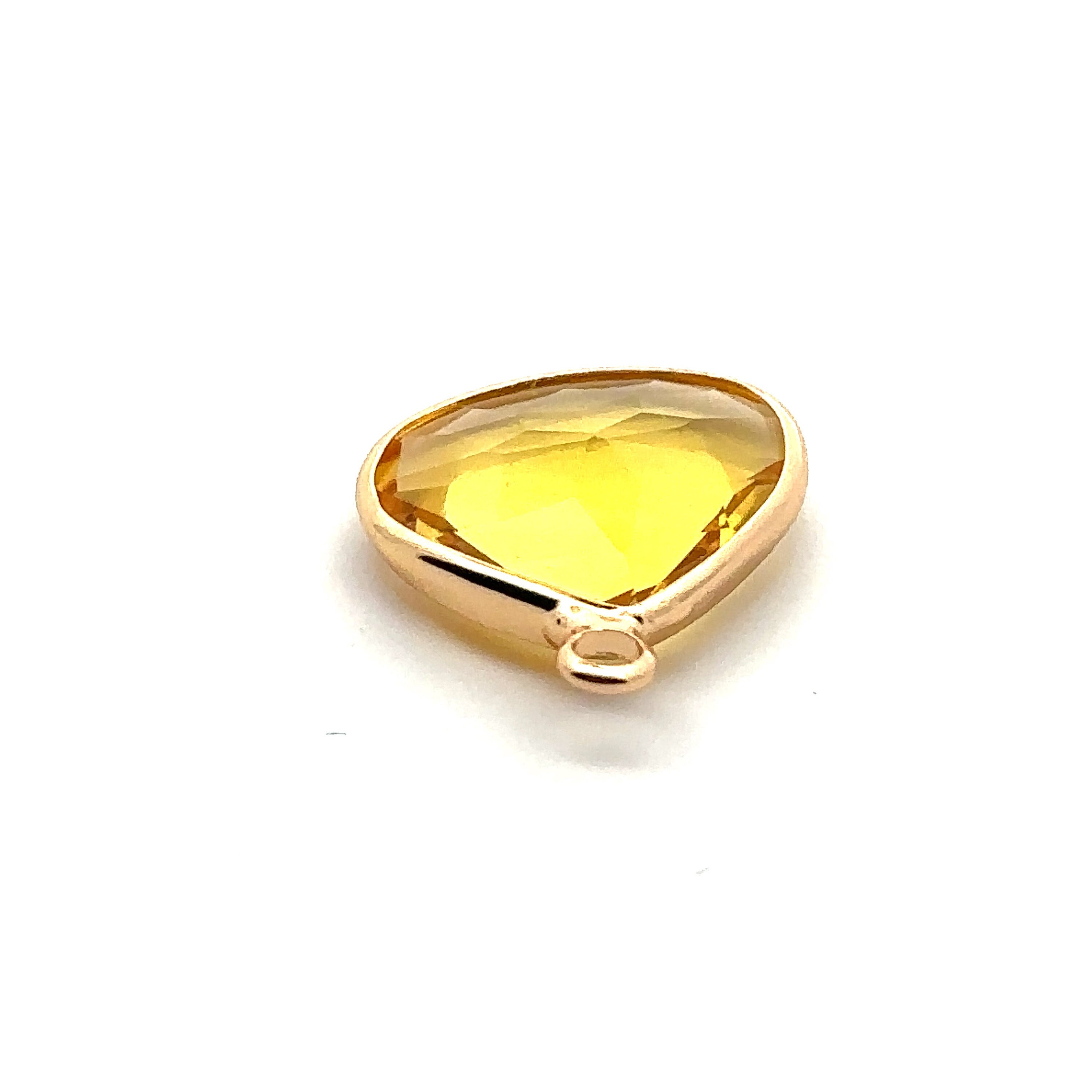 黄色の三角形のクリスタルチャーム、SKU#M2168Yellow - Etsy 日本