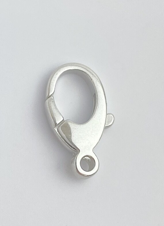 Sterling Silver Medium Oval Cast Balloon Clasp
