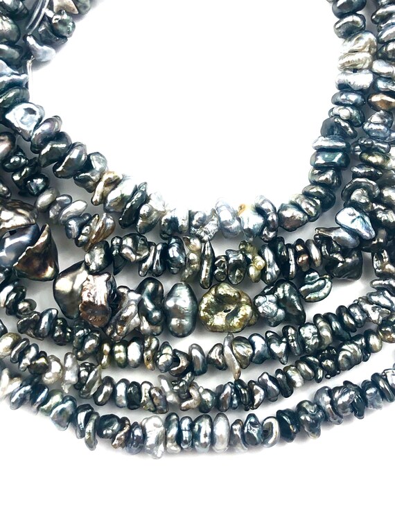 Tahitian Keshi Pearl Strand 1.06 - 10.05 mm