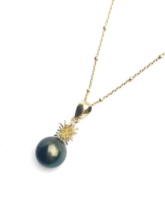 Pineapple Pearl Pendant Setting 14k Yellow Gold Rose Pineapple Pearl Pendant Setting 14k Yellow Gold Rose White Only No Included Tp 79