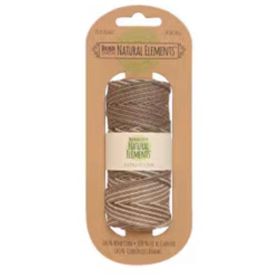 Hemp 50gm spool, wary brown tans, SKU#HEMP20EAR