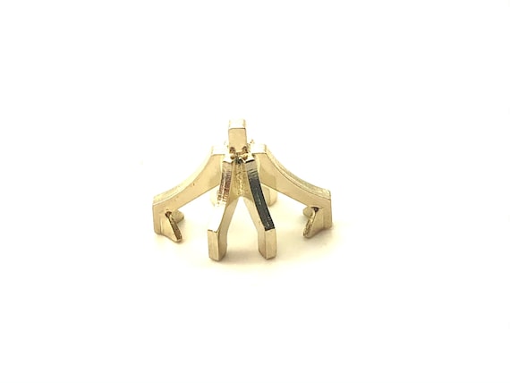 14K Yellow Gold Marque V-End W/Peg 1.0CT Sku#963-1.0