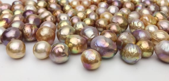 100% Natural Color, Edison Loose Pearls 10mm - 13mm, A (177)