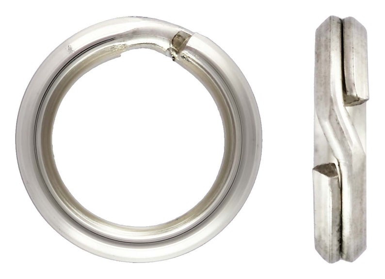 Made in USA #5002150A Sterling Silver 5.20mm Round Split Ring