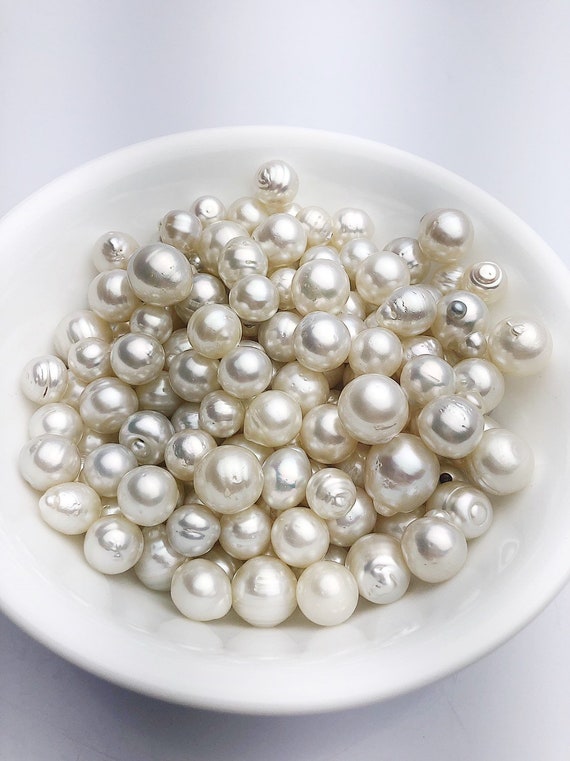 10-19mm White South Sea Loose Pearls, Drops, 10mm 19mm, AA Quality 946 