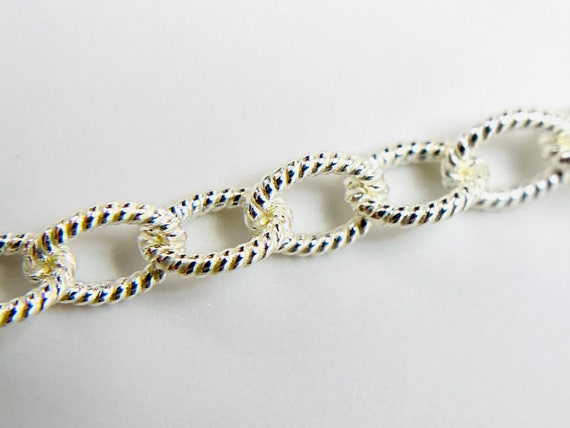 Sterling Silver 4.2mm Screw Wire Chain Sku# Sm417