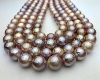 Edison Pearl AA2 Strand pink/multicolor 10-11mm