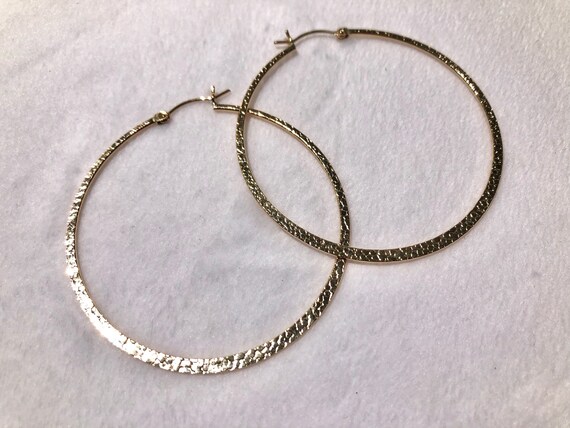 14KGF Hoop Earrings