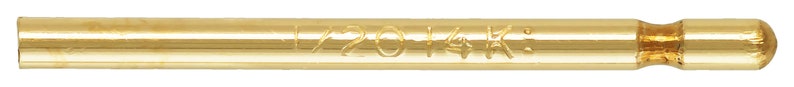 #4005230 Post 22ga .0255x.375 0.65x9.50mm 14k Gold Filled Made in USA