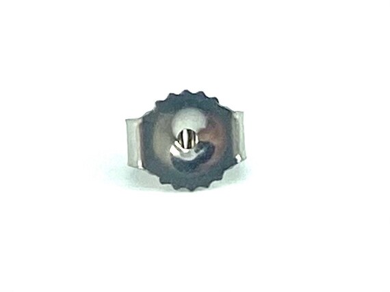14K White Gold Ear Nut Light, Sku#12/27/1805