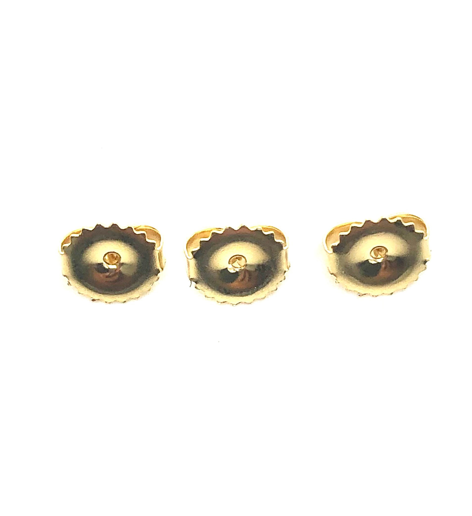 14K Solid Yellow Gold Earring Backing, SKU18-27-20 