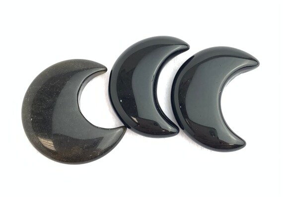 Black Obsidian Moon Sku#M2502