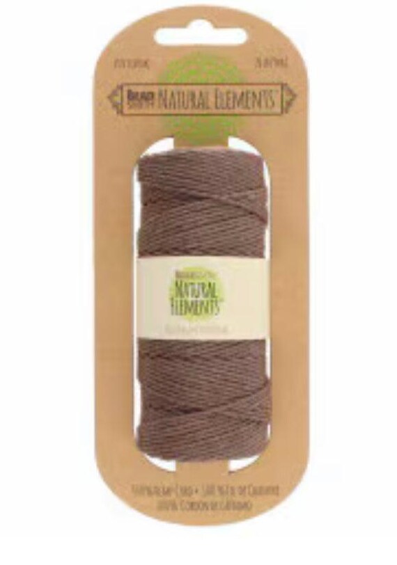 Brown 50gm hemp spool, SKU#HEMP20BR