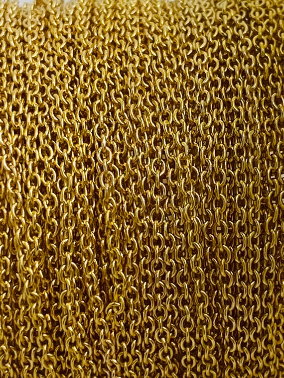14K Gold Filled Flat Cable Chain SKU:SM1132F