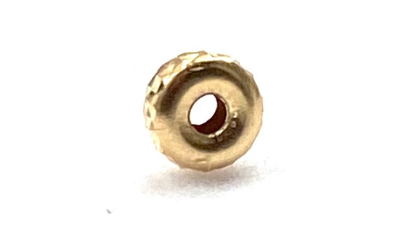 14K solid yellow gold grommet, SKU# 1004530P