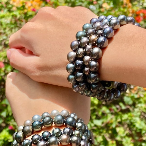 Tahitian Pearl Stretch Bracelet main image 1