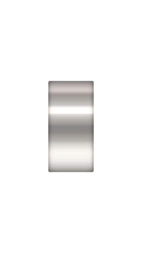 2.0x1.0mm (1.4mm ID) Cut Tube, Sterling Silver. Made in USA. #500112
