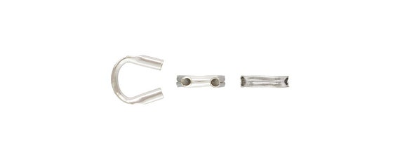 Cable Thimble .021" Hole, Sterling Silver. Made in USA. #5003593