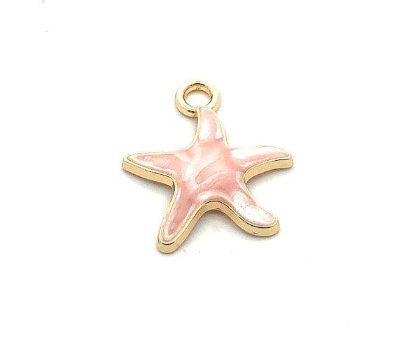 Beautiful coral pink starfish, SKU#M3097