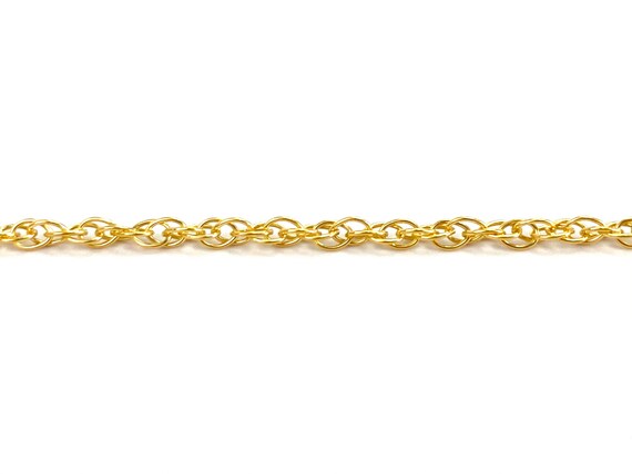 14KGF 1mm Rope Chain 14KGF 14K Gold 