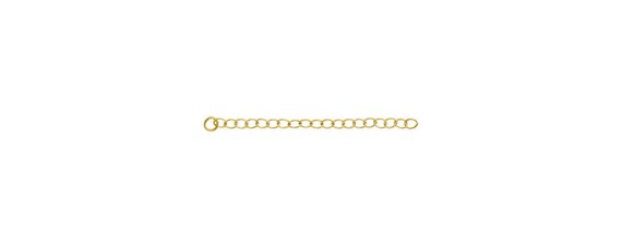 2.0" Cable Chain Extender GP, 14k gold filled. Made in USA. #4012546X2