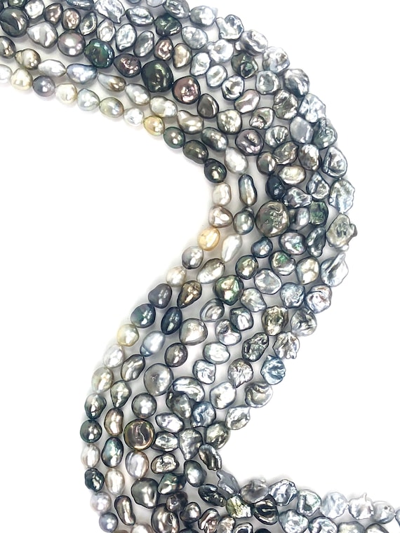 Tahitian Keshi strands , SKU# 070710