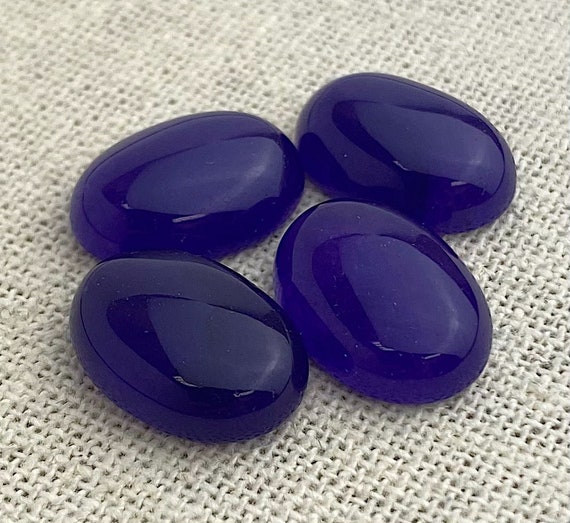 Purple Jade Oval Cabochon