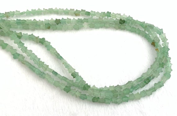 Green Aventurine Star Bead Strand Sku#M2826