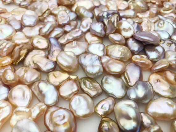 Keshi Edison Pearls,(sold per 1gram) Multi Color