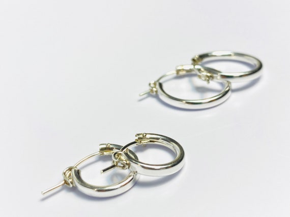 Sterling Silver Filled Hoop Earrings, 0/90 C 000 SS