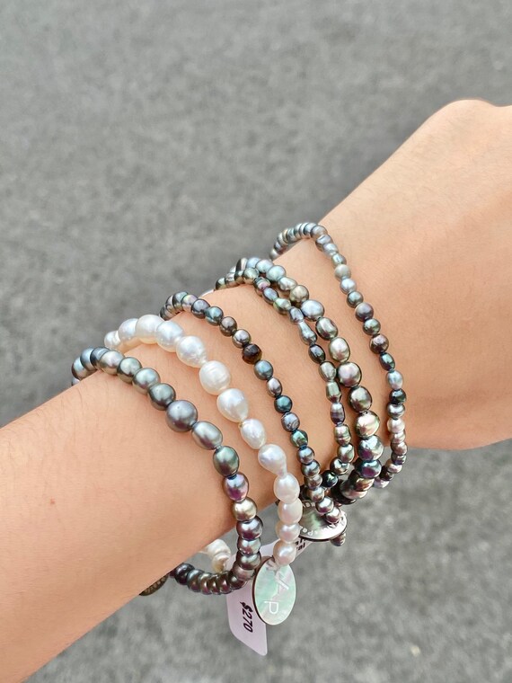 Tahitian Keshi pearl bracelet, SKU# 11131