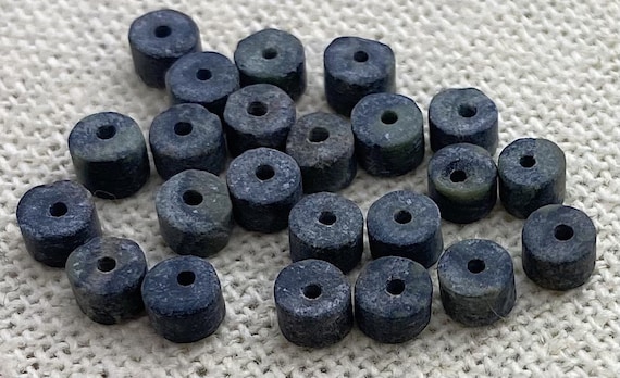 Black Peacock Jasper Bead