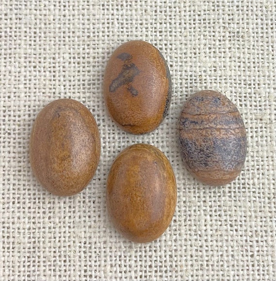 Picture Jasper Oval Cabochon