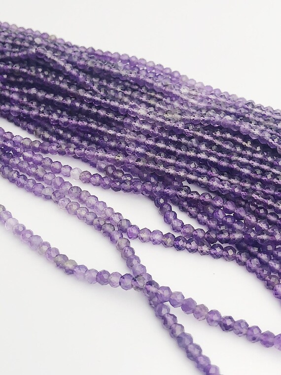 HALF OFF SALE - Shaded Amethyst Gemstone Beads, Full Strand, Semi Precious Gemstone, 13"