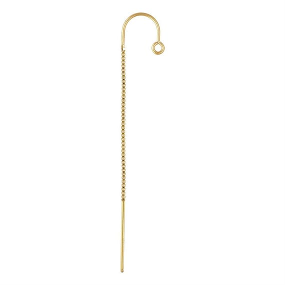 U-Threader  Box Chain W/ Ring, 14k Gold Filled, Sku #4006435XB2