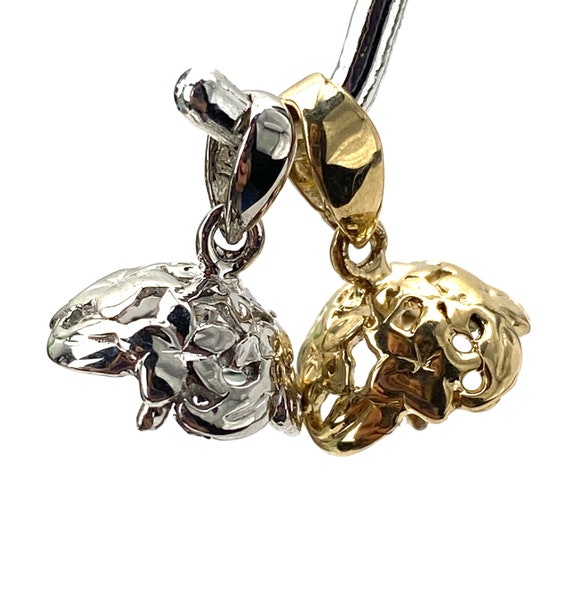 14K solid yellow and white gold bail, SKU# TP-022