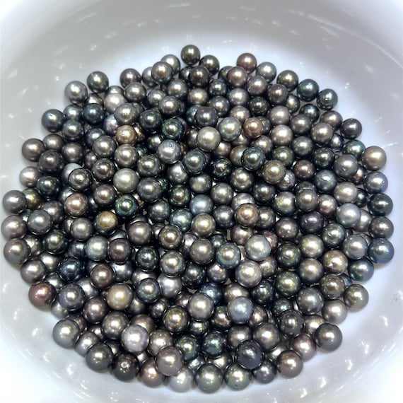 7mm AAA Tahitian Round/Near Round Pearl