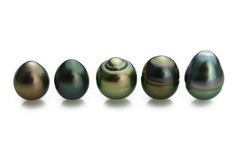 48" Natural Tahitian Peacock Black Baroque Pearl Long Necklace – 8-9mm Beads