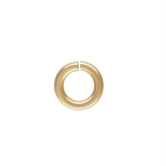 18ga Open Jump Ring 1x5mm, 14k Gold Filled, Sterling Silver,  #4004521